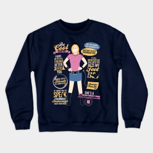 Marshmallow Quotes Crewneck Sweatshirt